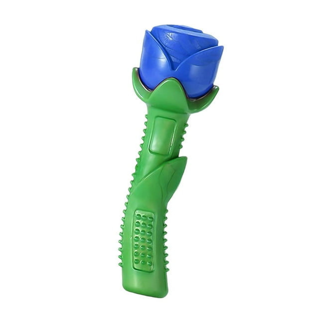 Perro masticar juguete TPE resistente a mordeduras interactiva Azul Gloria Perros Masticar Molar