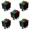 Red green with led, variant on 5pcs Double Red Light Rocker Switch 2*SPST On-Off 6 Pin 30x22mm 2 Way Boat Rocker Switch 110V/120V/250V KCD6