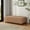 Camel, variant on Christopher Knight Home 48" Modern Comfortable Ottoman Bench, Boucle Upholstery with Wooden Legs, White