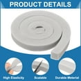 thumbnail image 3 of 1 Set 3.28ft Foam Seal Strip, 1 Inch Width x 1 Inch Thick Weather Stripping Foam Insulation Tape, EVE Air Conditioner Open Cell Foam Seal Tape for Doors, Windows, Grey, 3 of 6