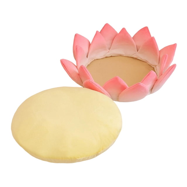 Cojín con forma de flor de loto, bonito y redondo, para leer, asiento de suelo suave. 40cm