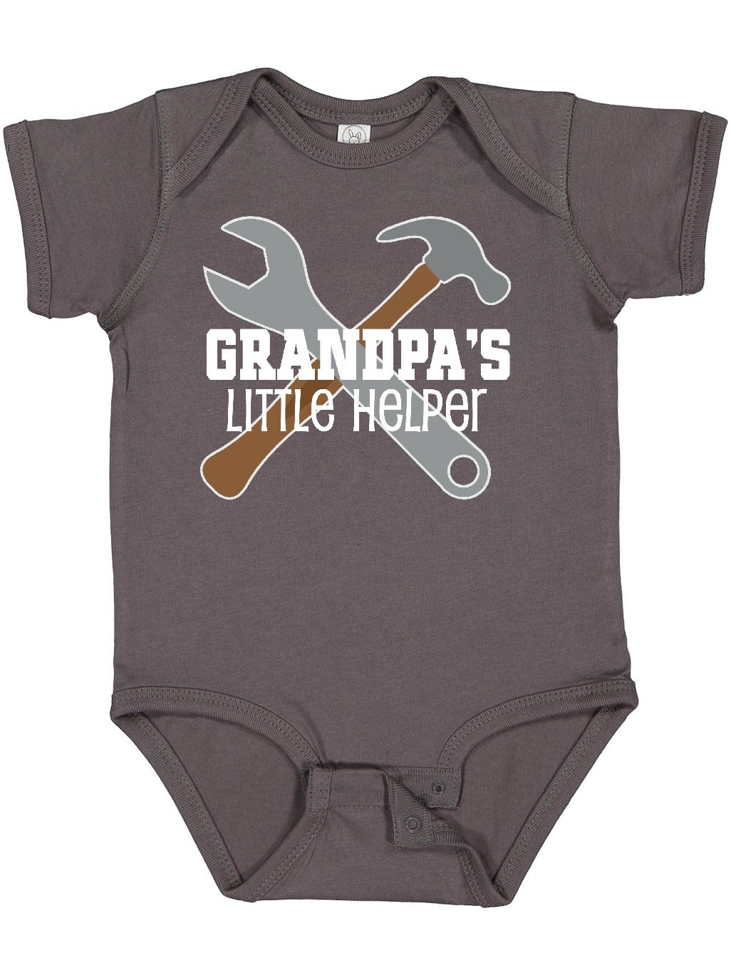 Inktastic Grandpa Little Helper Infant Creeper Grandpas From Tools I Love Loved 