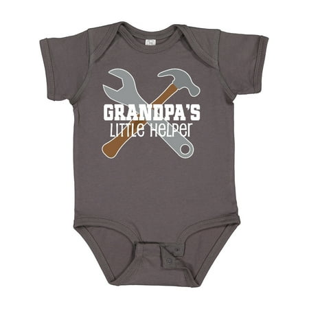 

Inktastic Grandpa s Little Helper Gift Baby Boy Bodysuit