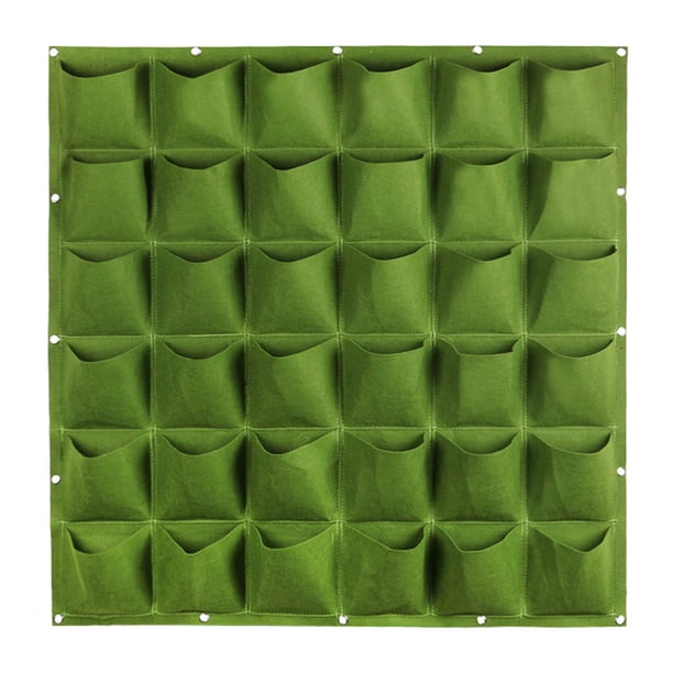 Xihbxyly Bolsa para Macetas Verticales, Bolsa de Jardín para Montaje En Pared, para Plantar Flores En Interiores y Exteriores, Decoración para Oficina y Hogar, Proyectos Ecológicos, Multiusos, Materi