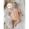 thumbnail image 5 of BemeyourBBs Baby Girl Halloween Outfits Embroidery Smocked Romper + Headband, 5 of 8