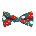 thumbnail image 1 of Festive Men's Bow Tie with Snowflake Santa and Christmas Tree Patterns - Holiday Accessory for Celebrations, 1 of 2