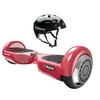 Razor Hovertrax 1.0 Electric Hoverboard Smartboard Scooter, Red with Helmet