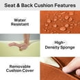 thumbnail image 5 of Bellefurn Outdoor Seat Cushions 24 X 24 X 6 inch for Patio Furniture,Outdoor Chair Cushions Outdoor Deep Seat Cushion with Water Resistant & Removable Cover Patio Cushions for Wicker Chair,Sofa,Couch, 5 of 6