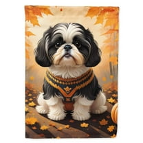 Carolines Treasures DAC1073CHF 40 x 28 in. Shih Tzu Fall House Flag