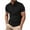 Black, variant on RMGVDSD Men's Casual Polo Shirts Classic Button Basic Short Sleeve Shirt Solid Color Summer Fashion Comfortable Polo Tops Lightweight Athletic Shirts