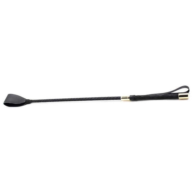 Naiovety Látigo de cuero de 54 cm para caballos, látigo para carreras de caballos ecuestres, fusta Type3 NO3 Naiovety OD007729-00