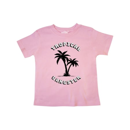 

Inktastic Tropical Gangster with Palms Distressed Gift Toddler Boy or Toddler Girl T-Shirt