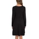thumbnail image 4 of Vestido de cintura ajustada para mujer Vestido de manga larga con cuello en V para mujer Diseño de línea A drapeado ANGGREK  Otros, 4 of 6