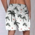 thumbnail image 4 of ZCFZJW Men's Swim Trunks Quick Dry Board Shorts Swimsuit Swimwear Bathing Suit Summer Casual Tropical Palm Tree Print Elastic Waist Athletic Short Pants with Pockets Multicolor#04 XXXL, 4 of 4