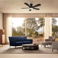 thumbnail image 6 of 48" Smaair Flush Mount Ceiling Fan with Dimmable LED Remote 10 Speed DC Motor Reversible Blade, 6 of 9