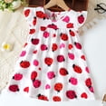 thumbnail image 2 of Pretxorve Kids Girls 3Months-3Years Dress Polka Round Print Ruffled Sleeve Soft Summer Casual Toddler, 2 of 5