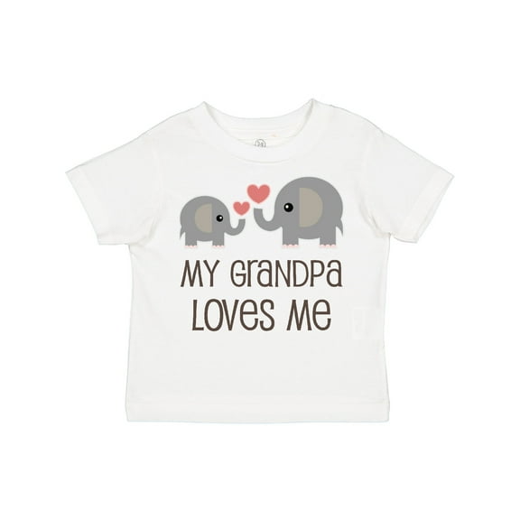 Inktastic My Grandpa Loves Me Boys or Girls Toddler T-Shirt