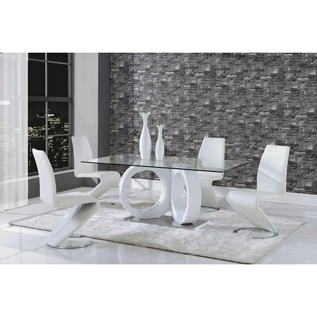 Global Furniture Usa Modern White Polyurethane Leather