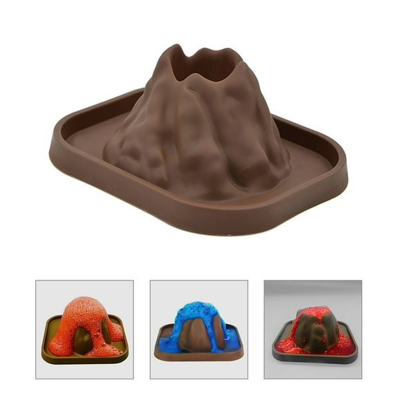 Amosfun 10Pcs Realistic Volcano Science Models for Decor and Erupting Volcano Experiments