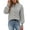 Black Striped, variant on Women's Vintage Shirts Striped Button Down Blouse Ruffle Stand Collar Puff Long Sleeve Loose Casual Tops