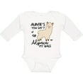 thumbnail image 3 of Inktastic Auntie's You Say Alpaca My Bags Boys or Girls Long Sleeve Baby Bodysuit, 3 of 5