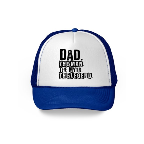 Awkward Styles Gifts for Dad Dad The Man The Myth The Legend Trucker Hat Legendary Dad Hat Funny Dad Hats with Sayings Dad The Man Snapback Hat Dad Accessories Funny Dad Gifts for Father's Day