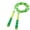 Green, variant on Toudaret 1 Pcs Beaded Skipping Rope Ergonomic Comfortable Grip Adjustable Flexibility Exercise PVC Physical Testing Training Jump Rope for Sports