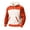 Orange, variant on Lmnyox Men's Christmas Hoodies Plaid Print Long Sleeve Fleece Sweatshirts Thermal Casual Pullover with Pocket