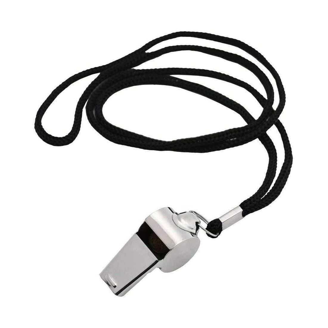 New Plastic Sports Whistle Black Official Football Referee Safety Whistle 