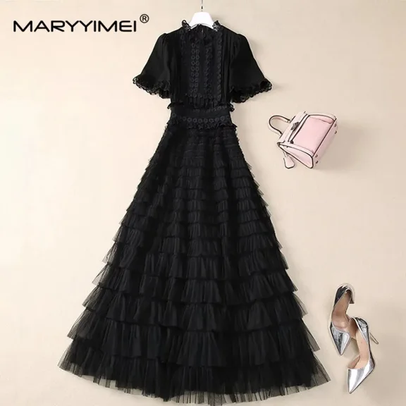 Elegant French-Inspired Evening Dress, Sexy & Graceful for Wedding & Party