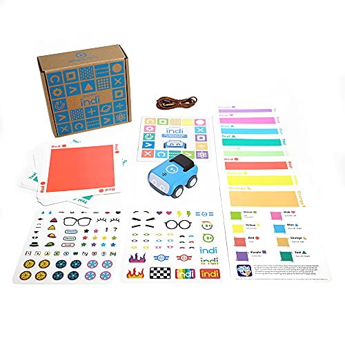 Sphero Indi at-Home Learning Kit: Screenless STEAM Learning Robot for Kids 4+ - Design & Build Custom Mazes - Problem Solve Like an Engineer- Sharpen Computational Thinking & Learn Coding Co