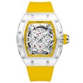 thumbnail image 2 of Transparent Barrel Shaped Hollow Quartz  Watch Men'S Watch Popular, 2 of 10