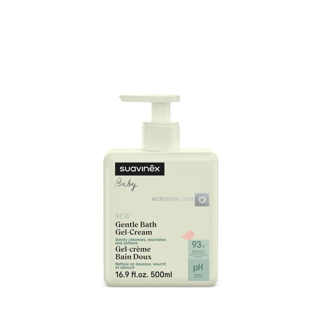 Gel-crema de baño para bebé Suavinex 500 ml natural, sin lágrimas