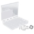 thumbnail image 3 of Bobinas de máquina de Coser ANGGREK Transparentes 25 Piezas Con Caja de Almacenamiento, 3 of 8