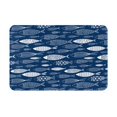 thumbnail image 2 of Goofa 16"x24" Inches Ornamental Fish Doormats for Outdoor Entrance - Non-Slip Welcome Mat, Heavy Duty Door Mats Outdoor, Spring Doormat, 2 of 9