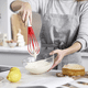 thumbnail image 4 of Batidor 2 en 1, globo plegable y batidor plano, alambre de acero recubierto de silicona, 4 of 5