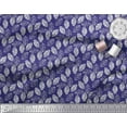 thumbnail image 2 of Soimoi Modal Satin Fabric Leaves Block Print Fabric by The Yard 42 Inch Wide, 2 of 3