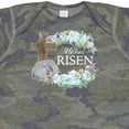thumbnail image 4 of Inktastic Easter He Has Risen with Cross and Flowers Boys or Girls Baby Bodysuit, 4 of 5