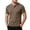 Brown, variant on longantii Mens Henley Shirt Classic Fit Henley Button Down Short Sleeve T Shirts Comfort Plain Cotton Pullovers 2026 Summer Beach Vacation Shirt Gray S