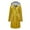 Yellow, variant on Babysbule Winter Jackets for Women Women’s Solid Rain Jacket Outdoor Jackets Waterproof Hooded Raincoat Windproof