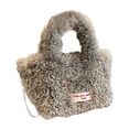 thumbnail image 1 of Sonducket Bolso de cordero para bolsos de mujer Bolsos de mujer Accesorio imprescindible para bolsos de mujer Bolsos de cordero y bolso Chroma Bolsas de mensajero y de hombro Gris, 1 of 6