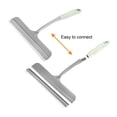 thumbnail image 5 of Uxcell Shower Squeegee Glass Wiper with 2 Hooks 255mm, Blue, 5 of 6