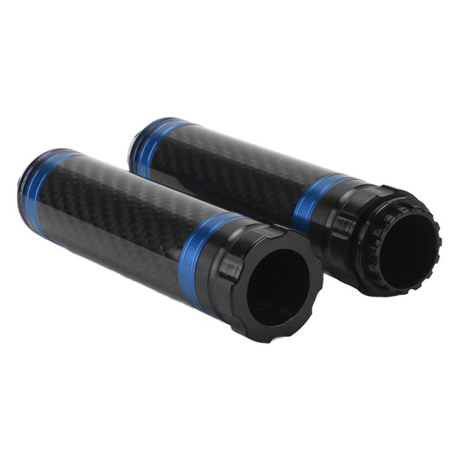 Empuñadura del Acelerador Aramox 2 Uds Fibra de Carbono Antideslizante Resistente a la Corrosión Impermeable Universal para Manillar de 7/8 Pulgadas