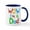 White/Navy Inside, variant on CafePress - WOW I'm A Dad Mug - 11 oz Ceramic Mug - Novelty Coffee Tea Cup