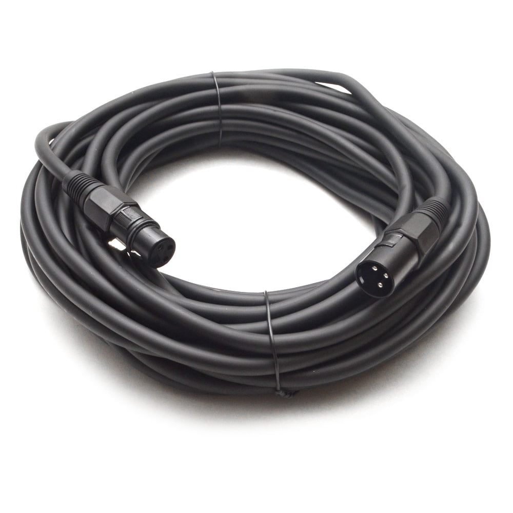 Seismic Audio Pair of 2 50' DJ/PA XLR Microphone Cables ~ 18 Gauge - SAMIC 50.2 - 2