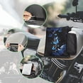 thumbnail image 3 of Uorisanigo ATV Tank Bag, Blue Butterfly Storage Saddle Bag Easy to Install, Wear-Resistant Motorcycle Accessories, Dirt Bike Fuel Bags Storage Pack with Water Pocket, 3 of 7