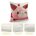 thumbnail image 4 of Cute Cat Plush Pillow, Kawaii Plushies Sweet Cat Stuffed Toys, Squishy Plushies, Cuddle Body Pillow for Kids &amp; Girls, 4 of 5