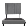thumbnail image 2 of Box Base Cama Matrimonial + Cabecera Argos Gris, 2 of 7