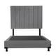 thumbnail image 2 of Box Base Cama Matrimonial + Cabecera Argos Gris, 2 of 7