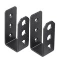 thumbnail image 1 of Door Brace Install In -(2pc) Iron Metal U Bracket Rust Proof - Gate Bar Holder For Indoor/outdoor D, 1 of 4